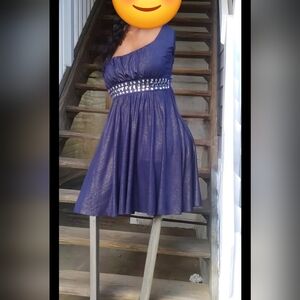 Midnight Blue Party Dress